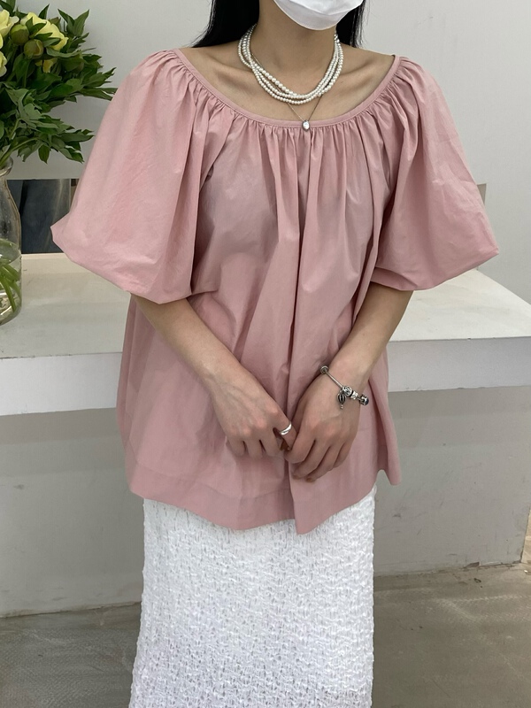 [VI. Liu Liu] Korean sweet one shoulder with two small shirts in front and back 60350m# zxx