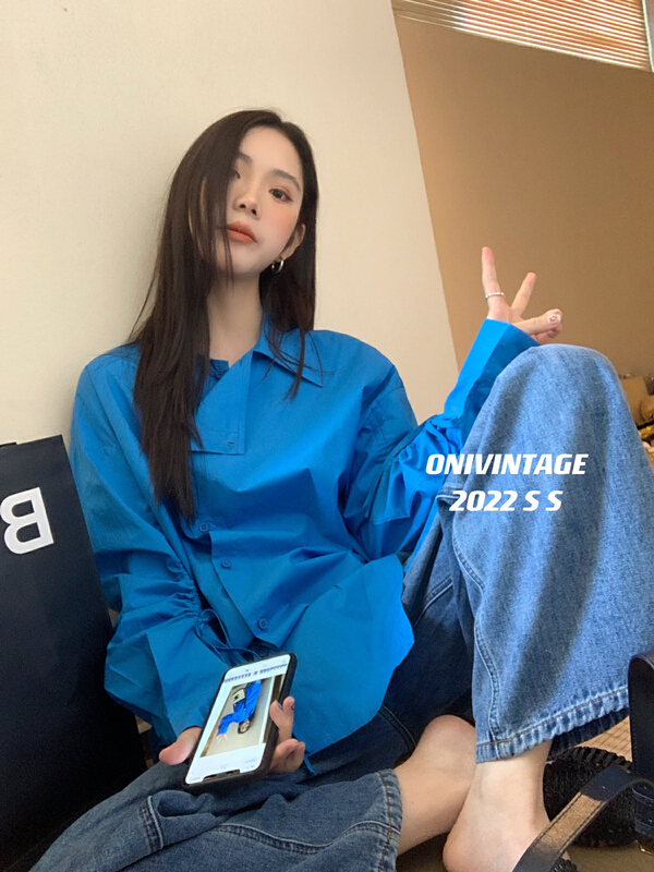 New year in early spring! [onivinage Ernie] drawstring vintage design shirt ys1-od222s4600# zxl