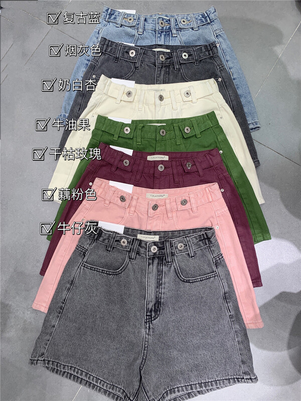 【T-PLATFORM】韓系時髦顯瘦百搭牛仔短褲  8265#  ZXX