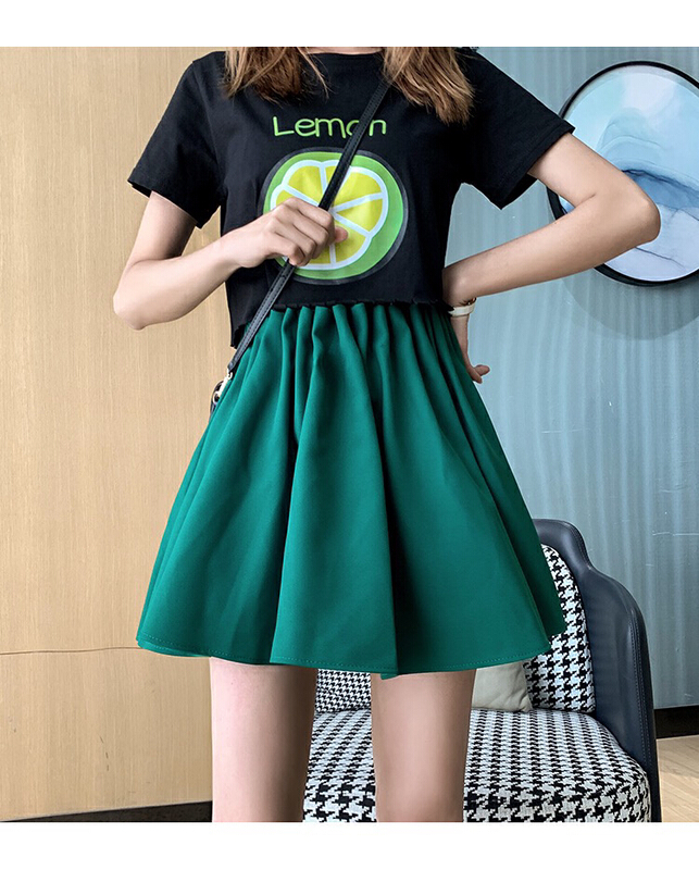 New year in early spring! [LML] Korean fashion design pleated skirt l1412# ozq
