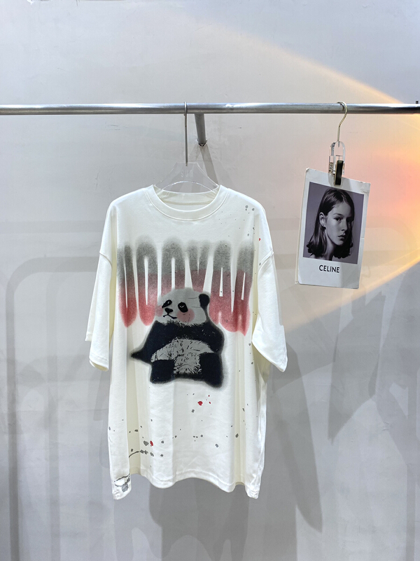 [sun] Korean loose and thin round neck short sleeve T-shirt t04013# lwy