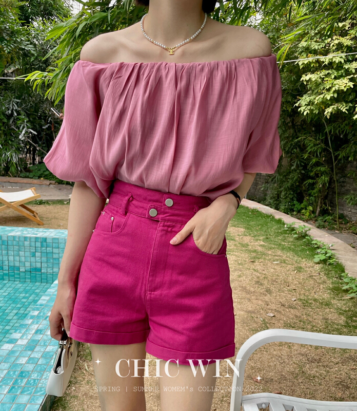 初夏上新!【CHIC WIN】韓系時尚設計感顯瘦休閒短褲  9065#  CSX