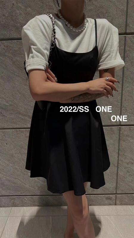 [one] fashion slim suspender dress 18177# ozq