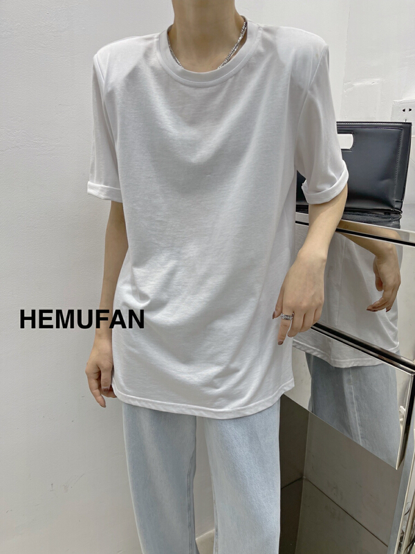 【HEMUFAN赫木梵】圓領淨版舒適短袖T恤  W3520#  L