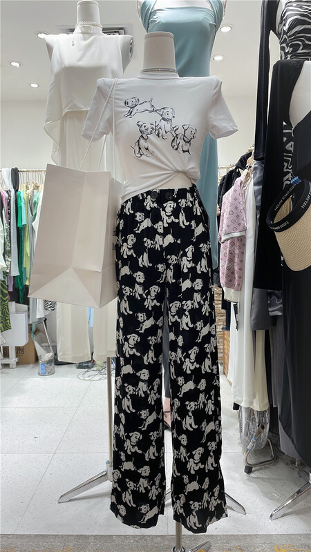 [semi vegetarian] puppy Spice Girls short ins short sleeve T-shirt 078# zjy