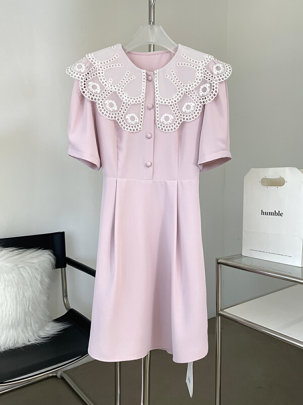 [lemon tree] temperament personality big Lapel dress 66317# XYY