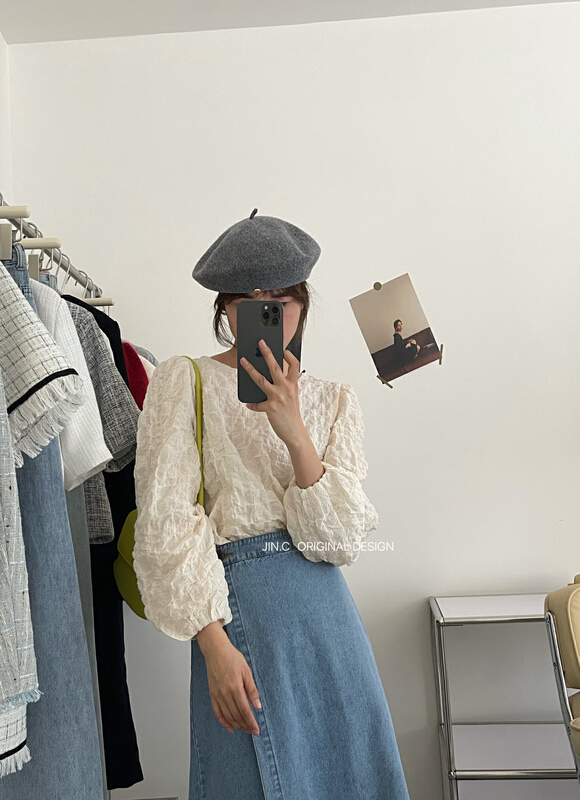 goods in stock! [Jin. C] Korean version simple loose shirt c8862# XYY