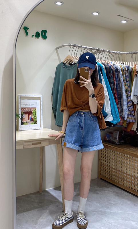 New in early summer! [da. 7] Korean versatile casual denim shorts 8870# LSL