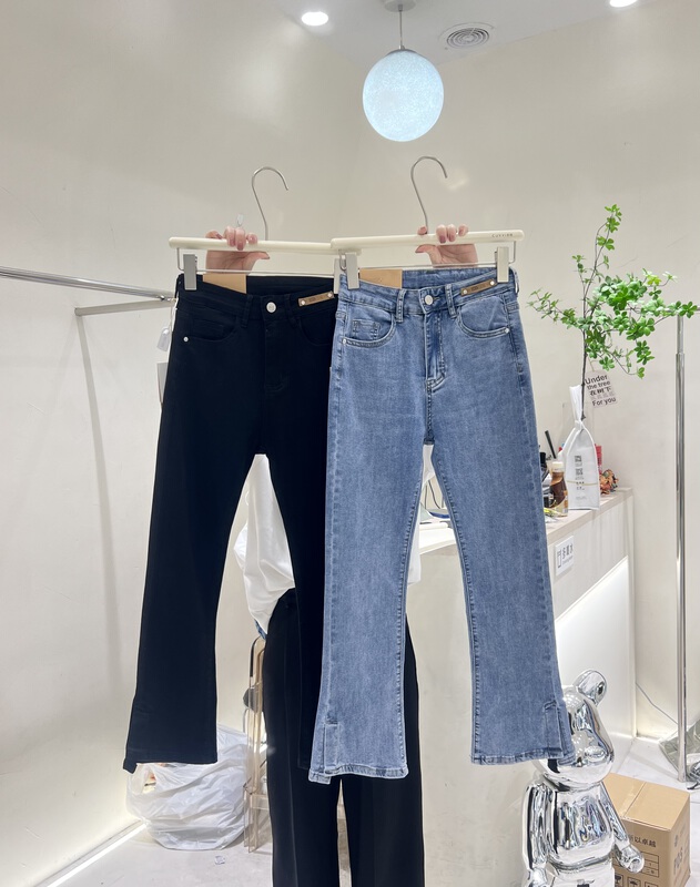 goods in stock! [cuvvi] label design Korean jeans 11312# LSL