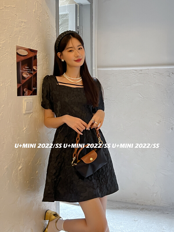 [U + Mini] chic design slim dress d0658# WPL