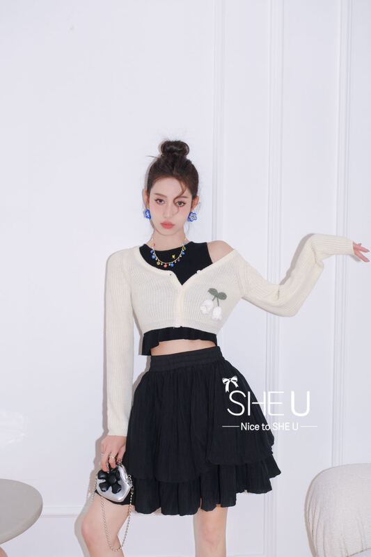 New year in early spring! [she u] Korean versatile solid color vest c50067# cqw