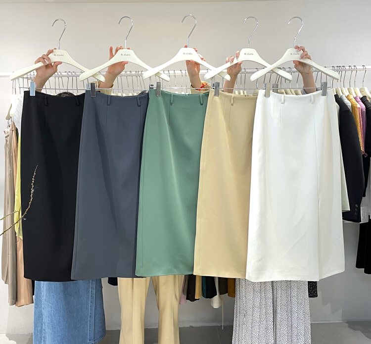 goods in stock! [BL] Korean simple suit skirt q626159# cqw