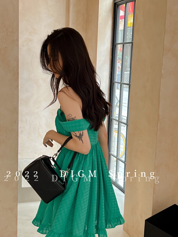 New in early summer! [digm] pure desire for chic spice girl with slim waist dress 7710# zxx