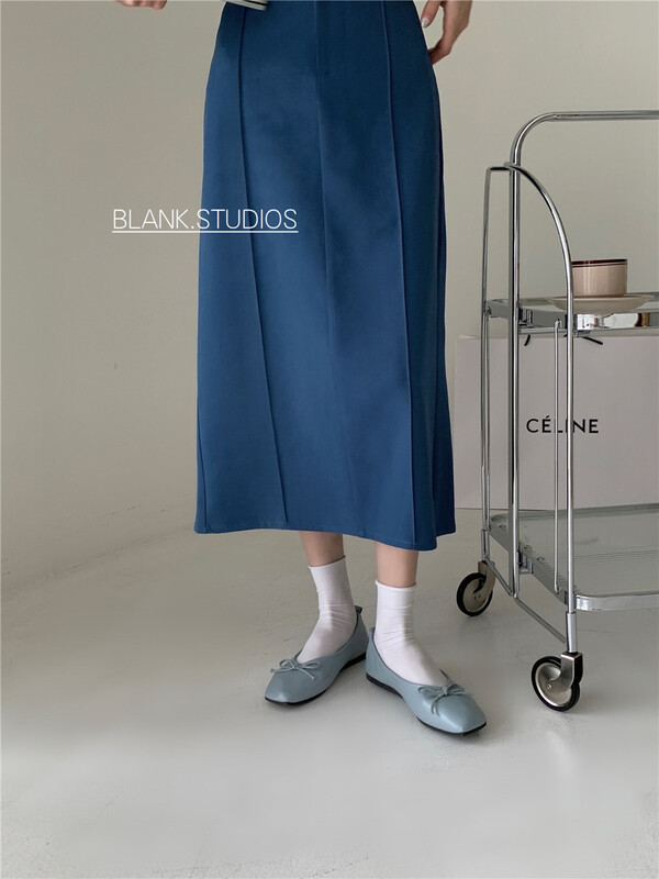 [blank] Korean versatile A-line skirt 532296# WPL
