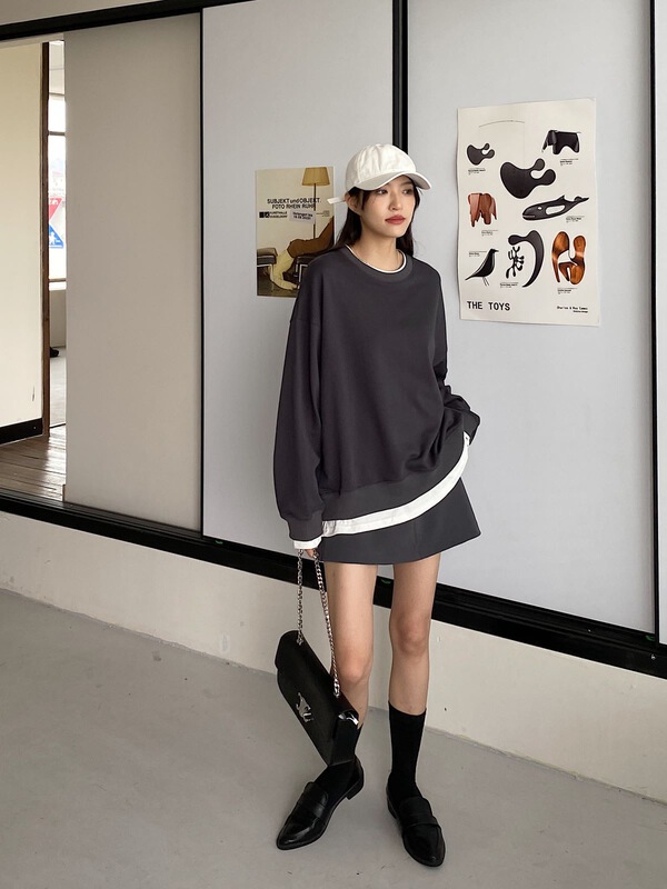 New year in early spring! [clean space] Korean style fashion temperament high waist slim skirt pants 30680# CLS