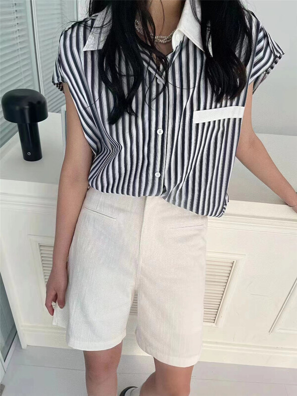 [S & she] Korean high waist casual shorts 1223# XJ