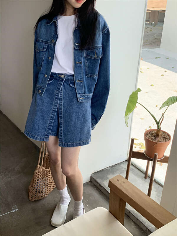 New year in early spring! [9hour] Korean simple and versatile skirt pants 30315# zxl