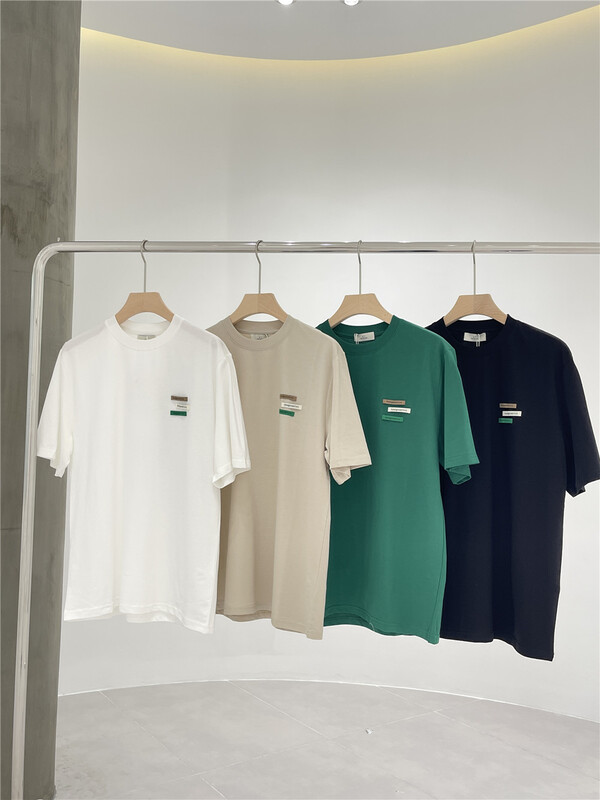 [x.t] round neck versatile small label short sleeve T-shirt t1288# ZZL