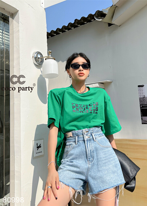 New in early summer! [CC] Korean fashion versatile denim shorts 80998# XYJ