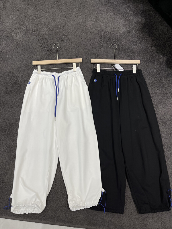 [original by hnhl] drawstring comfortable Korean casual pants 18908x# L