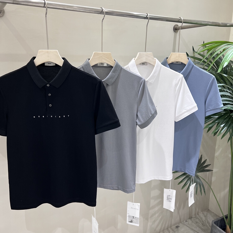 New in early summer! [maibia] featured small craft simple polo shirt p6678# ZZL