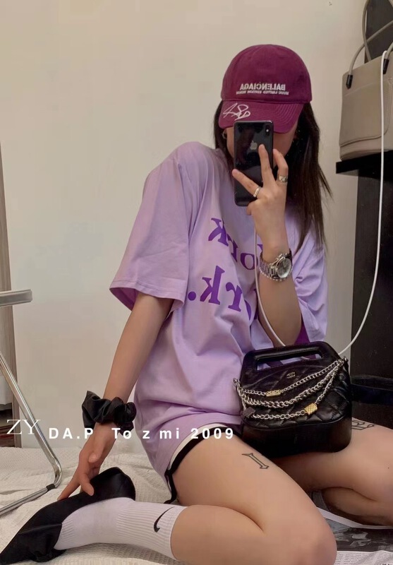 New in early summer! [ZY] Korean alphabet printed short sleeve T-shirt ys1-2009# WTT