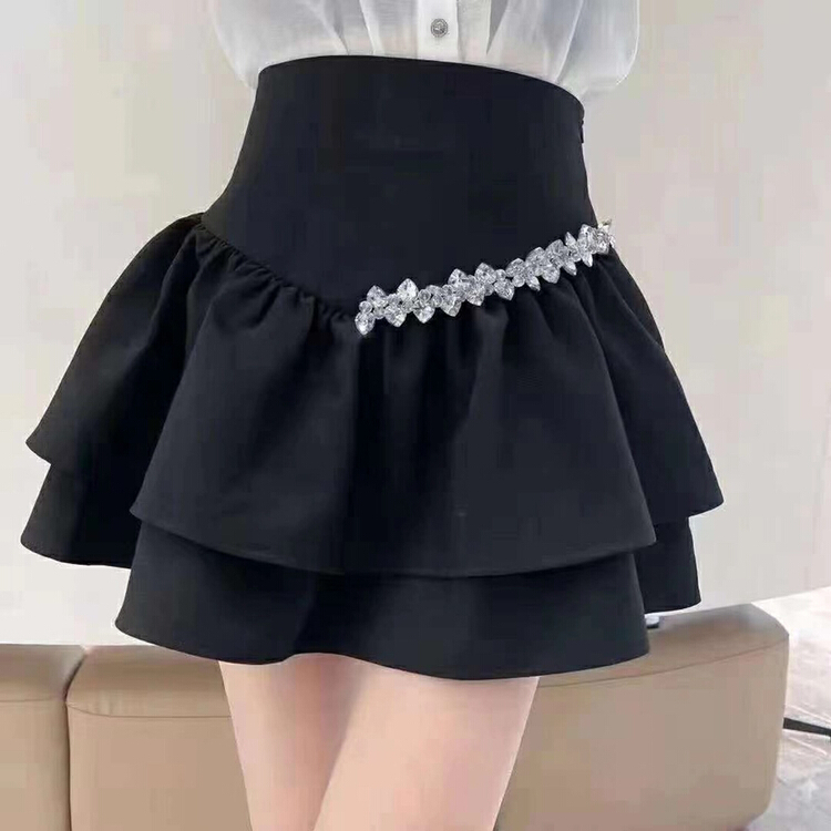 New in early summer! [queen] high waist, slim and versatile skirt a6933# ozq