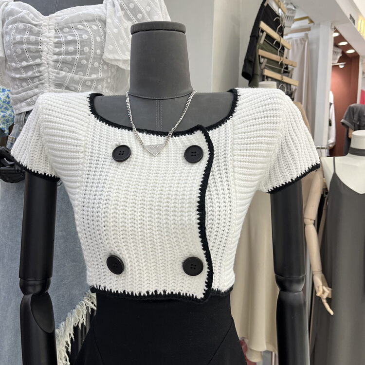 [section of me] fashionable and versatile backless bandage sweater 5585# ozq
