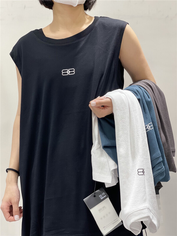 [original by hnhl] Korean round neck comfortable vest / sling 68216x# L