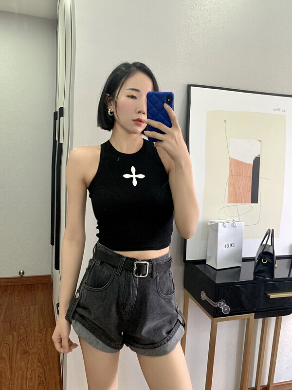 goods in stock! Early spring! [HH] Korean versatile contrast vest 2300w# LSL