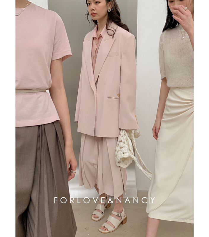 New year in early spring! [FN] fashion minimalist suit la2qb5095n# cqw