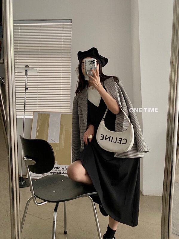 goods in stock! New year in early spring! [one time] thousand bird style Korean suit 29201# CLS
