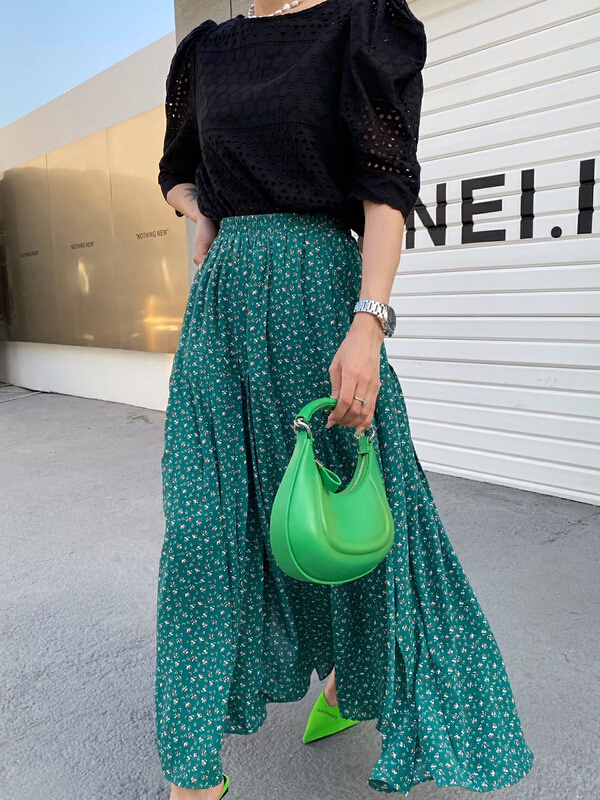 [Za] Korean style floral skirt 18262# LSL