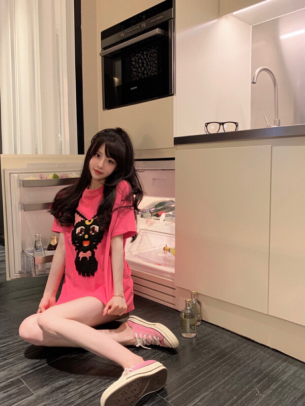 goods in stock! New in early summer! [wgwe] berry loose and versatile short sleeve T-shirt 1351# PCZ