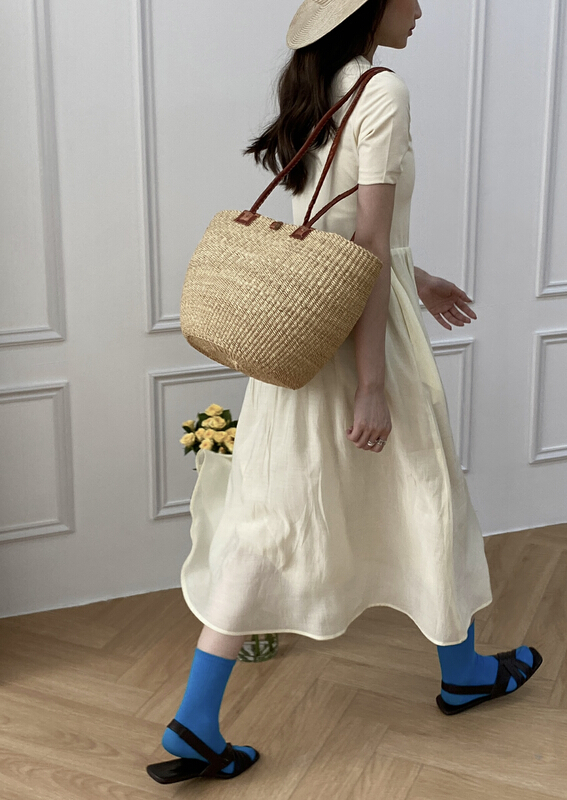 [onivinage Ernie] hollow out design stitched slim fitting dress oh224o5354# zxl
