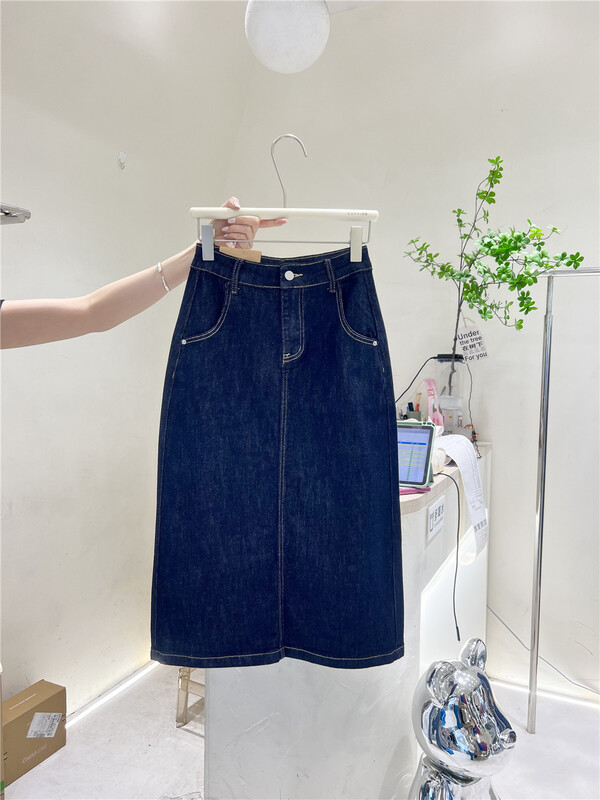 Live 60! [cuvvi] high waist simple slim skirt j5652# LSL
