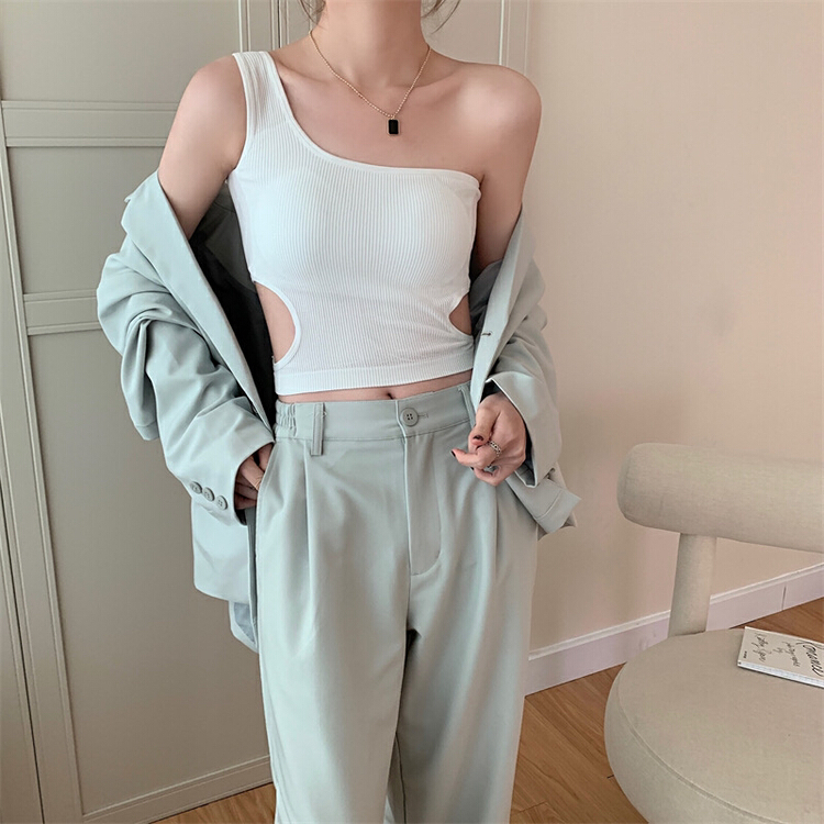 New year in early spring! [blue show] careful machine pure desire wind band bra suspender beautiful back underwear 716# LSW