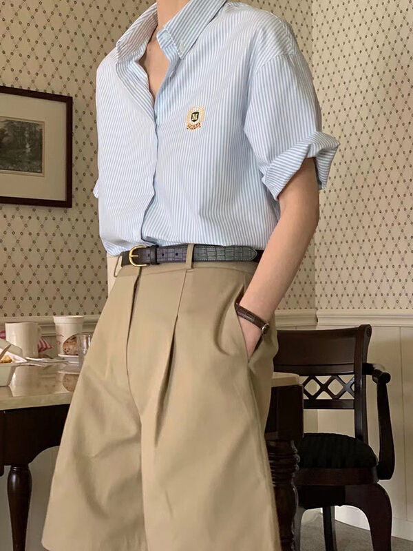 [love] Korean fashion striped shirt s1178# HBx