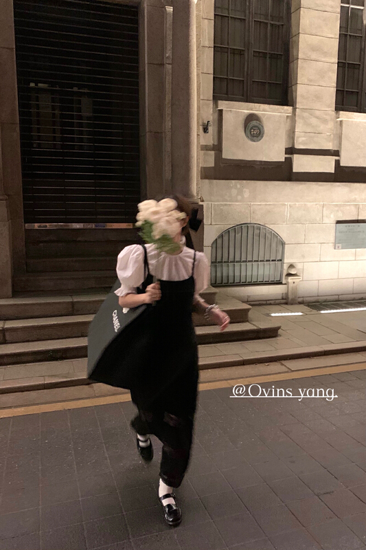 [ovinsyang] temperament lace suspender dress (suspender skirt sold separately) 8721# WTT