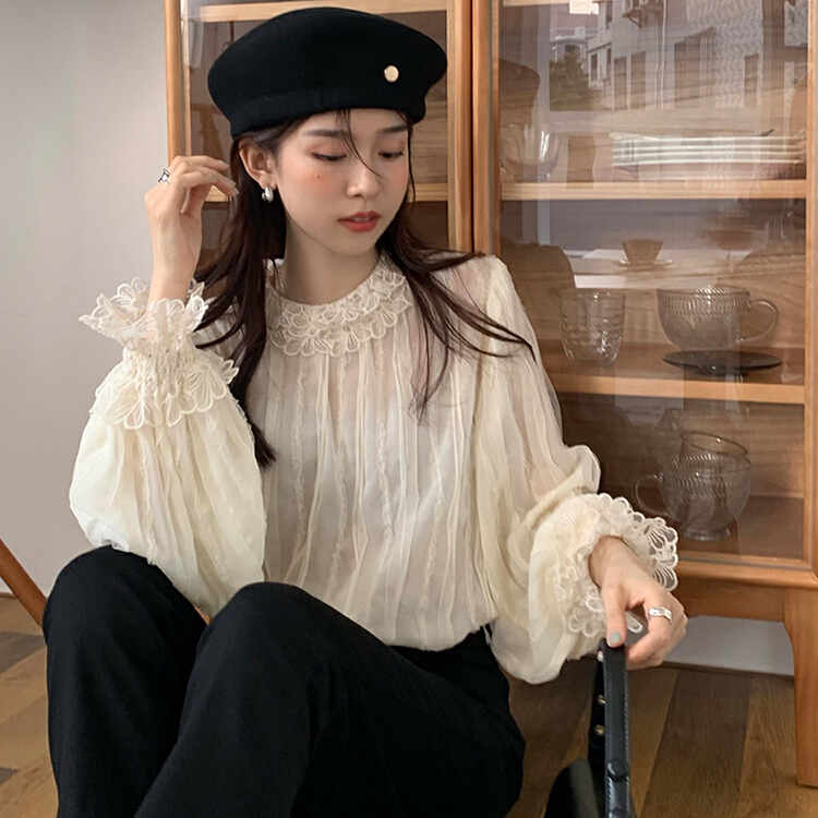 New year in early spring! [timely rain] Korean style French Vintage shirt (excluding matching) ys1-59930# YYW