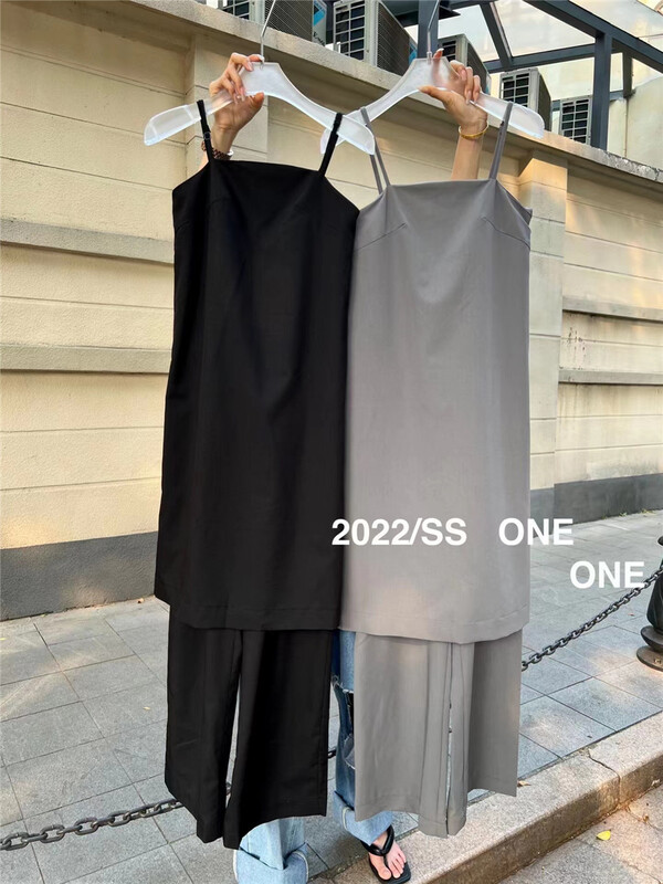 [one] clean design, simple style, suspender, one-piece pants 18155# ozq