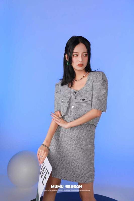 現貨!【MUMU SEASON】泡泡袖淑女優雅短外套(不含搭配)  2111#  ZXL