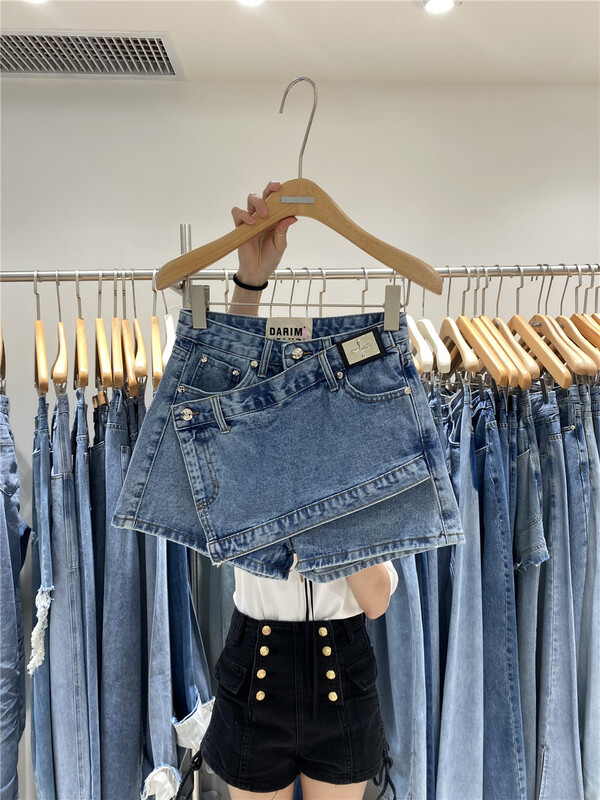 New in early summer! [o not 1] heavy industrial design, vintage and slim denim shorts w339# LSW