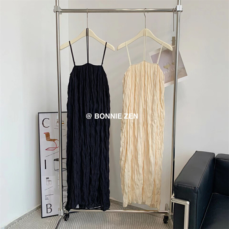 goods in stock! New in early summer! [Bonnie] sexy pleated suspender dress 2250# XYJ