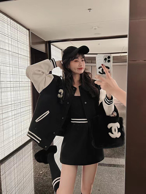 New year in early spring! [mi ni] Korean fashion short coat + slim skirt two piece suit 2196# PCZ