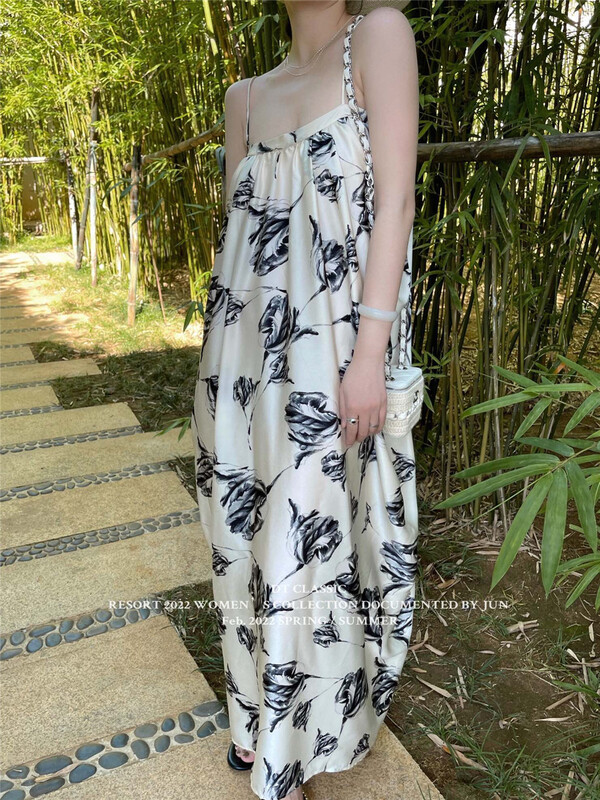[DT class] lazy jacquard suspender dress d4460-c1# jhy