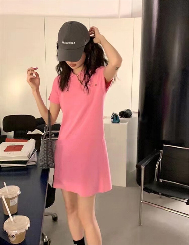 [Han C's family] little woman looks thin, slim knit hollow out dress 9498# PCZ