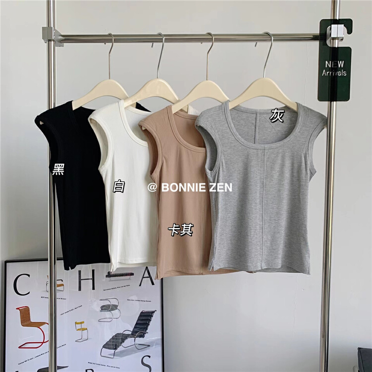 New in early summer! [Bonnie] Korean simple versatile vest / sling 2289# XYJ