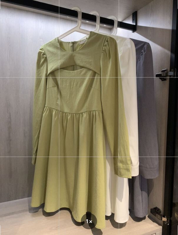New year in early spring! [going] simple solid color small design dress 1339# lwy