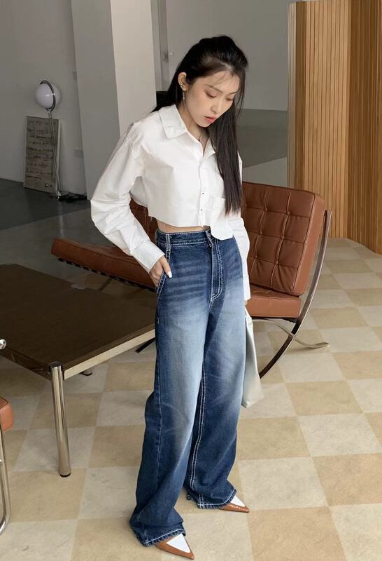 [9hour] straight versatile baggy jeans 90330# zxl